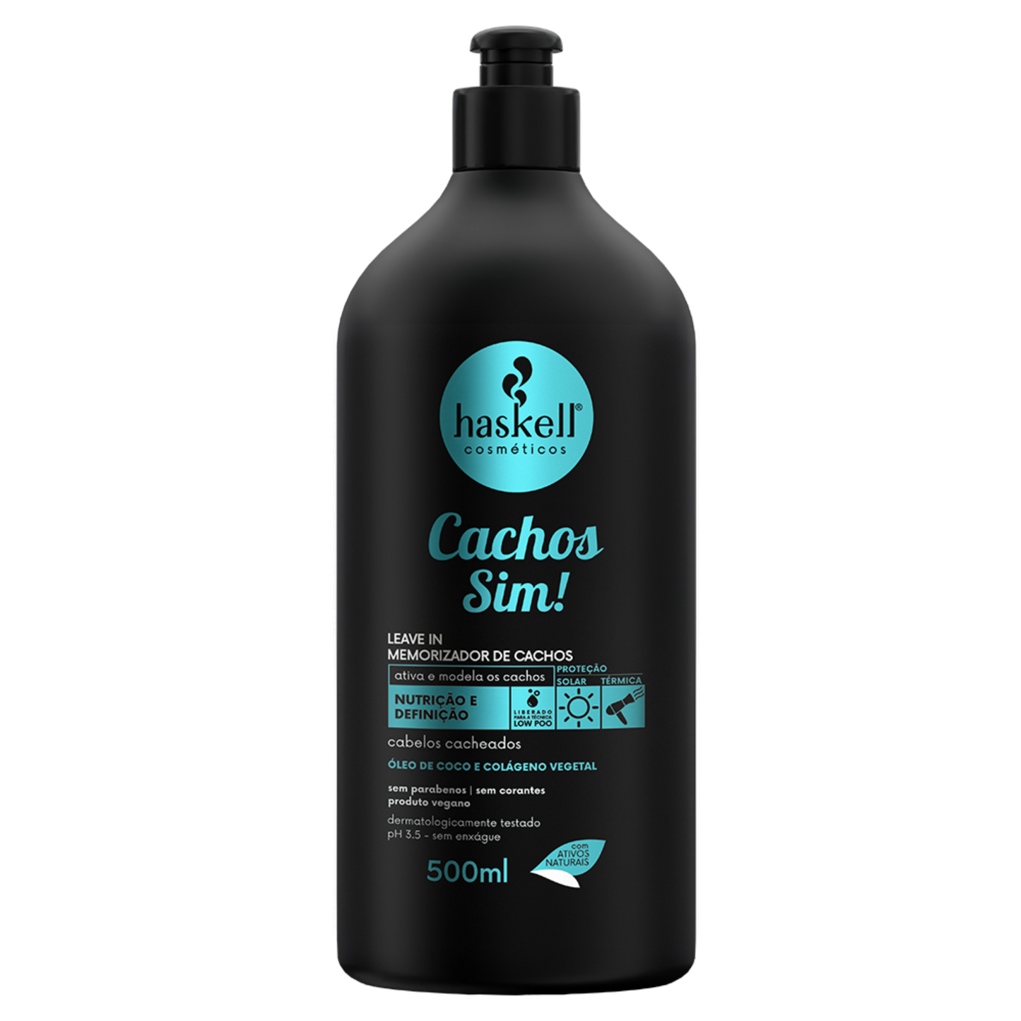 Haskell Cachos Sim! - Leave in Memorizador de Cachos 500ml
