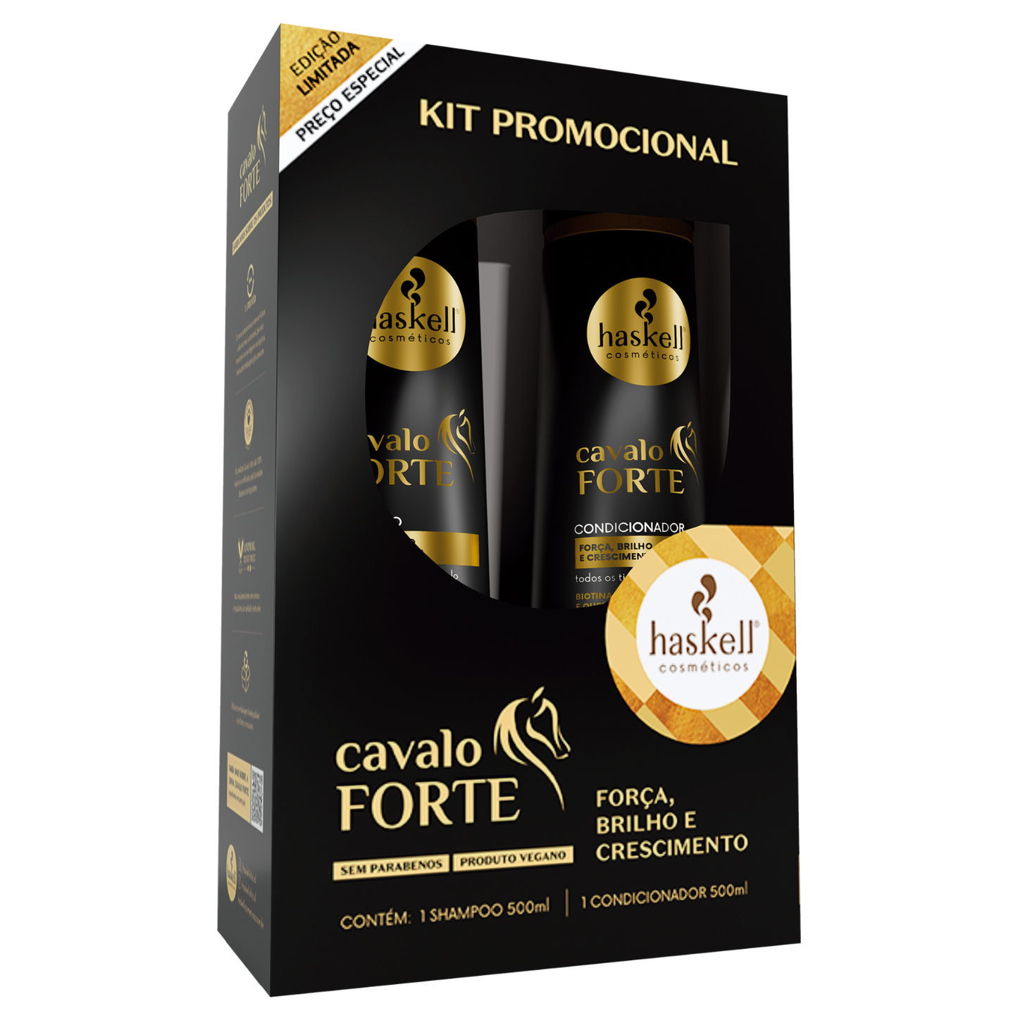 Haskell Kit Cavalo Forte - (2 produtos) 500ml