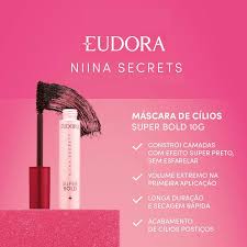 Máscara de Cilios Super Bold Niina Secrets 10g