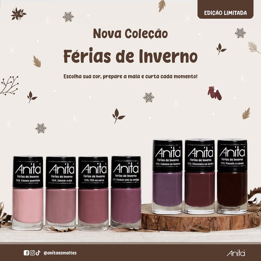 Coleção de Esmaltes Anita – Férias de Inverno